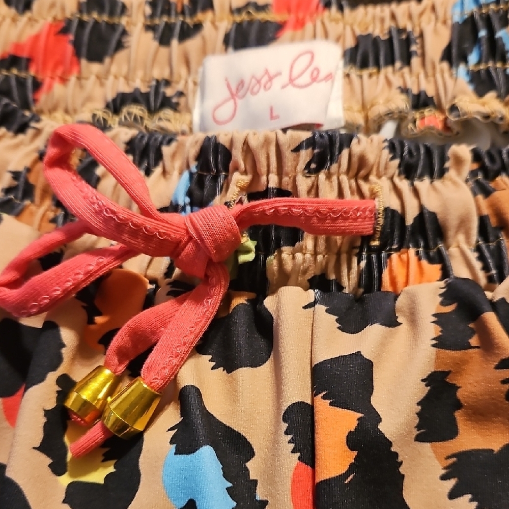 Colorful Leopard Print Drawstring Bag - image 2